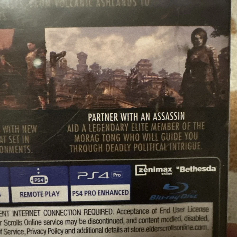 The Elder Scrolls Online Morrowind Sony PlayStation 4 PS4 Bethesda 2017
